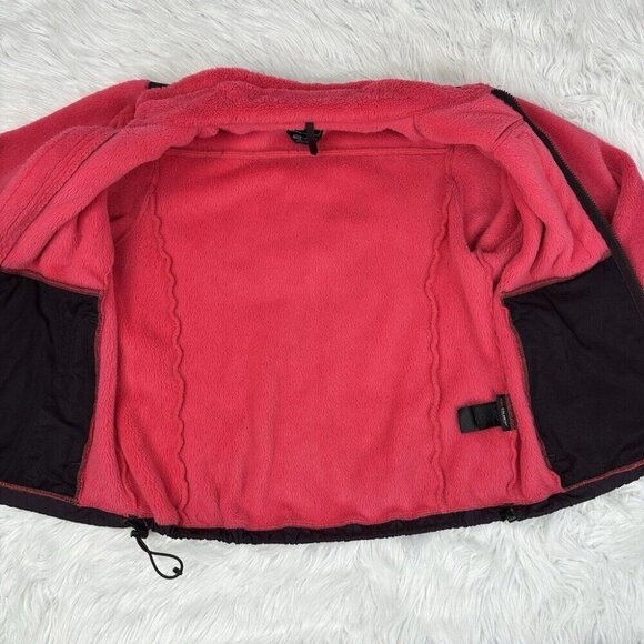 The North Face Women's Pink Osito Polartec Thermal Pro Raschel Fleece Coat S/C42 - Picture 7 of 16